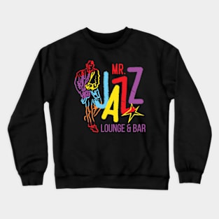 Jazz Saxophonist Modern Style Crewneck Sweatshirt